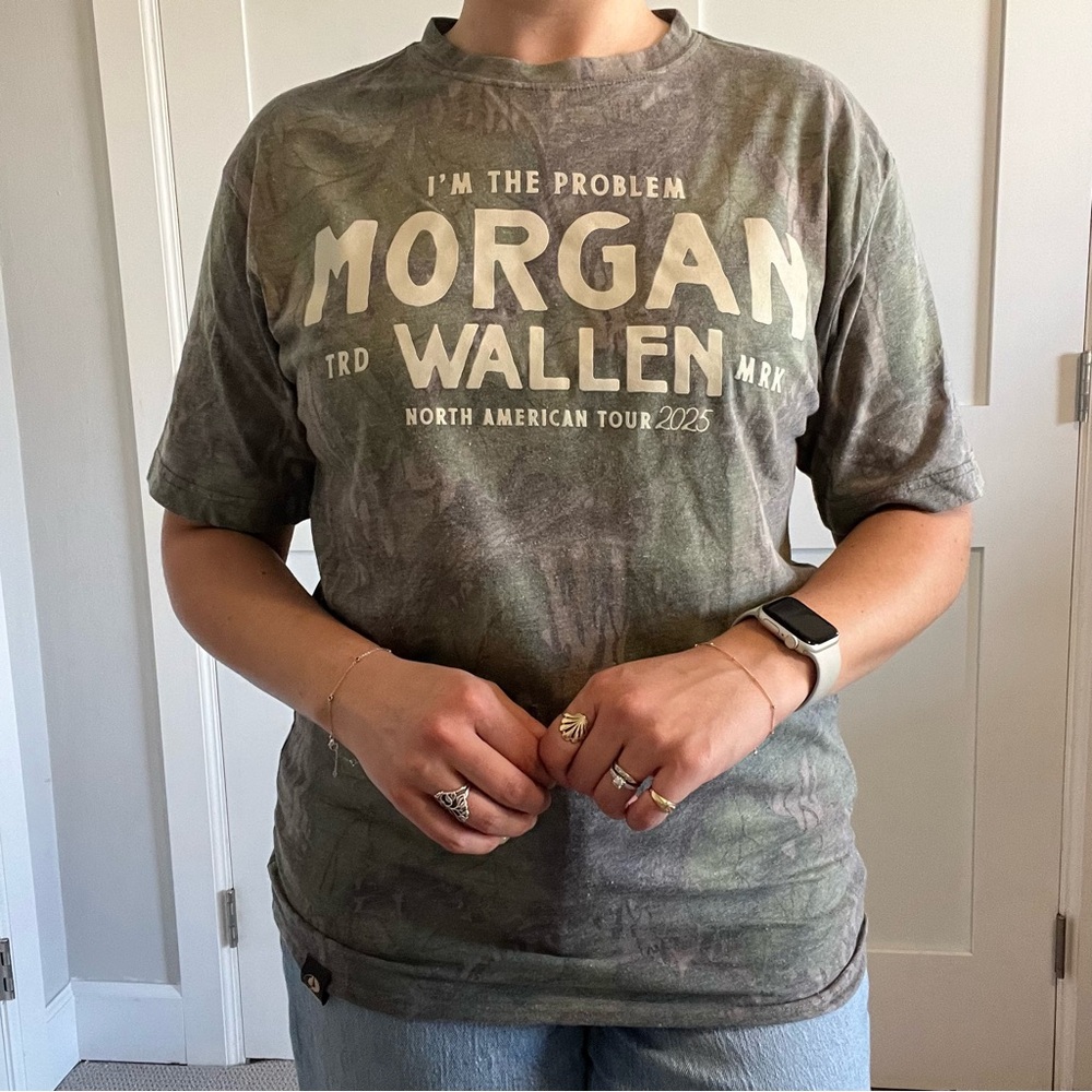 Mossy Oak Morgan Wallen I’m The Problem North American Tour 2025 Tee - Small
